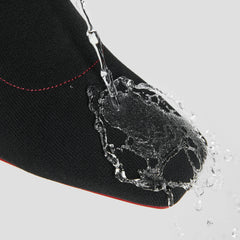 Square-Toe Water-Repellent Block Heeled Boots (Regina Pro)