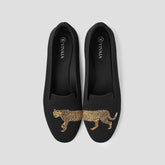Round-Toe Embroidered Loafers (Audrey)