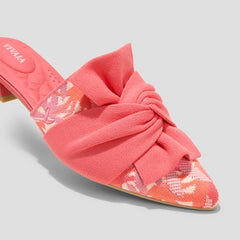 Pointed-Toe Knot Sandals (Yaffa Pro)