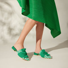 Pointed-Toe Knot Sandals (Yaffa Pro)
