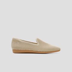 Water-Repellent Square-Toe Loafers (Samantha Walker)