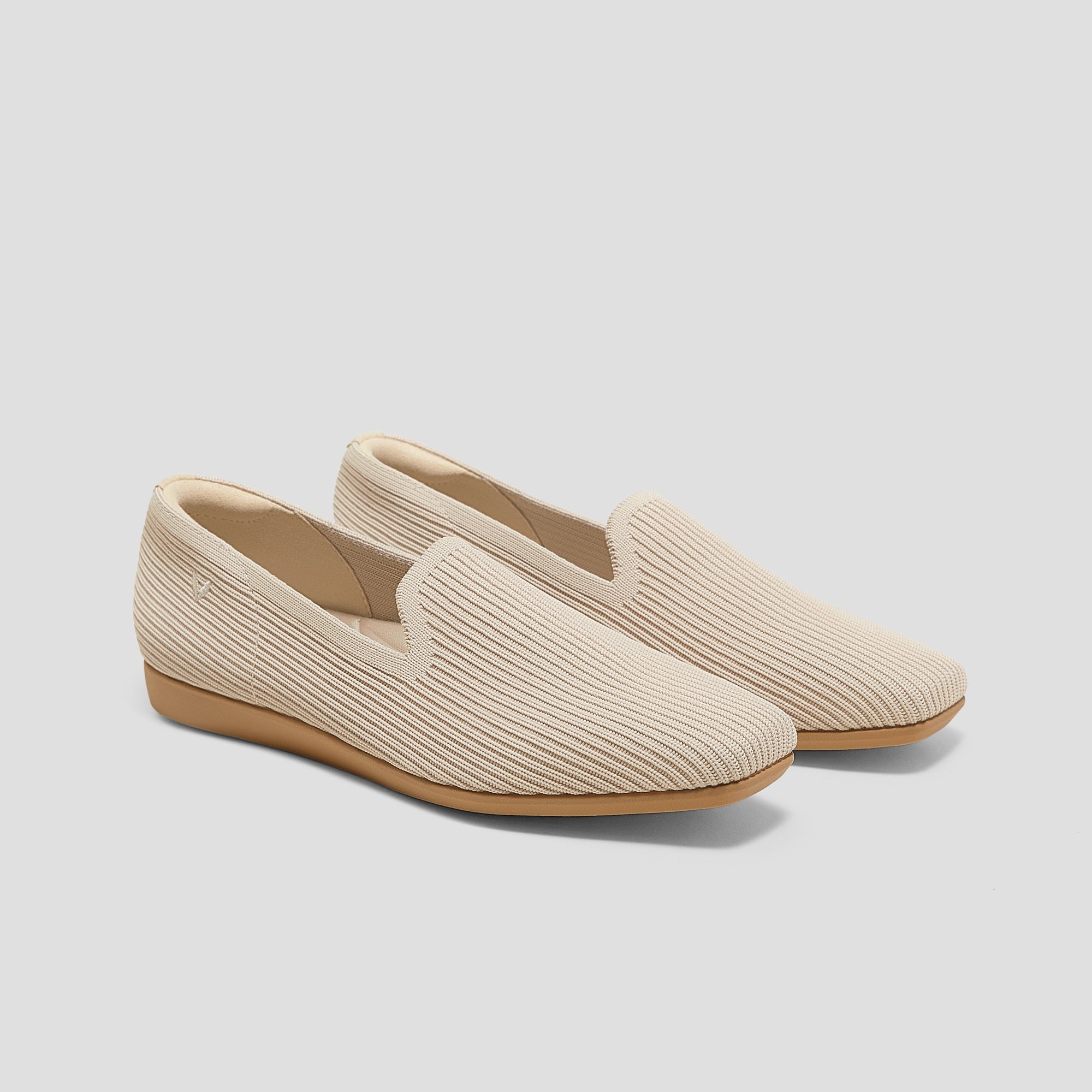 Water-Repellent Square-Toe Loafers (Samantha Walker)