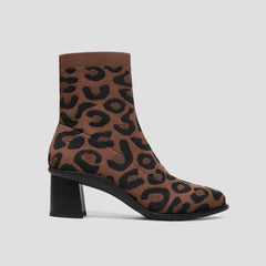 Almond-Toe Running Heel Boots (Amanda)