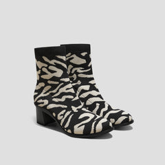 Almond-Toe Running Heel Boots (Amanda)