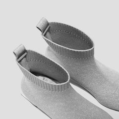 Square-Toe Water-Repellent Block Heeled Boots (Regina Pro)