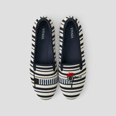 Round-Toe Embroidered Loafers (Audrey)