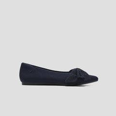 Pointed-Toe Bow Flats (Azura)
