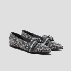 Pointed-Toe Bow Loafers (Michelle 2.0)