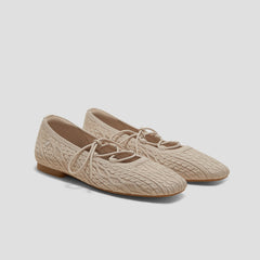 Square-Toe Lace Up Mary-Jane (Miley)
