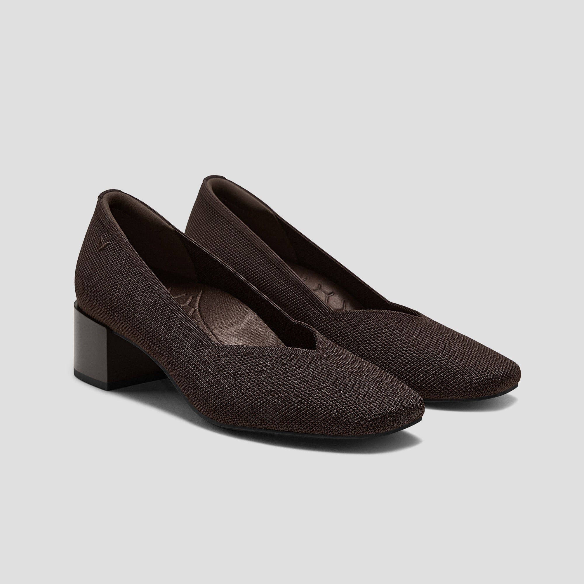 Square-Toe Stress Free Chunky Heels (Megan)