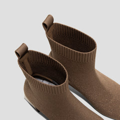 Square-Toe Water-Repellent Block Heeled Boots (Regina Pro)