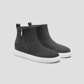 Round-Toe Hidden Wedge Sneakers (Casey)