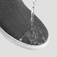 Round-Toe Hidden Wedge Sneakers (Casey)