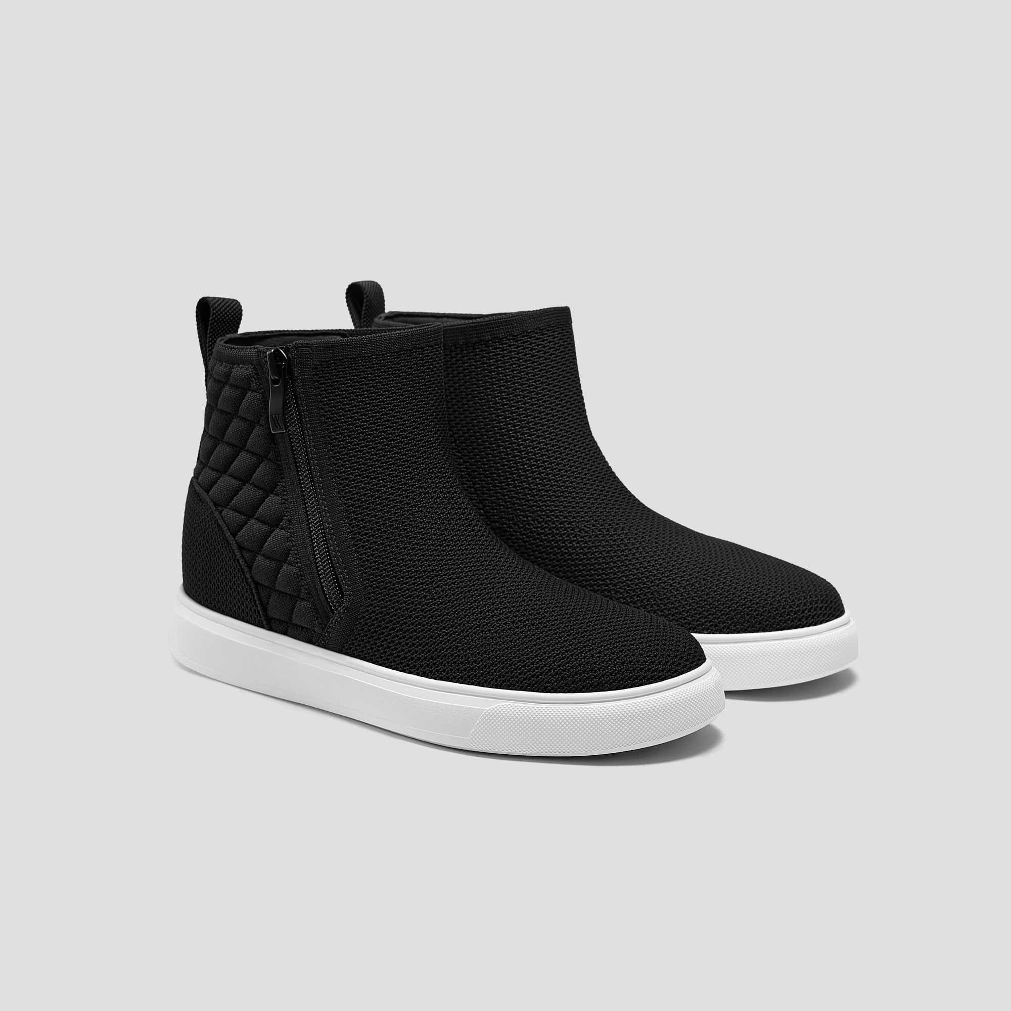 Round-Toe Hidden Wedge Sneakers (Casey)