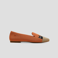 Round-Toe Embroidered Loafers (Audrey)