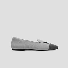 Round-Toe Embroidered Loafers (Audrey)