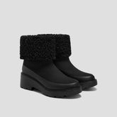 Faux Fur Platform Chunky Wedge Boots(Elaine)