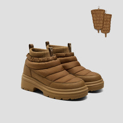 2-in-1 Detachable PufferTherm Warm Boots