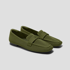Square-Toe Icon Loafers (Silvie)
