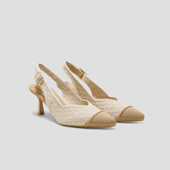 Pointed-Toe Slingback Heels (Addison)