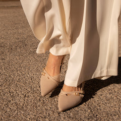 PointEase™ Slingback Heels (Adela)