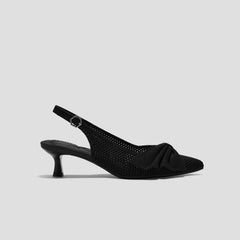 PointEase™ Bow Slingback Heels (Sanna)