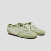 Square-Toe Organza Sneakerinas (Ciara)