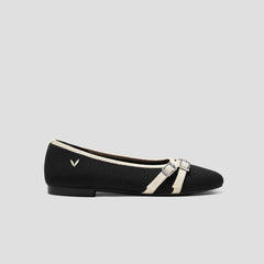 Square-Toe Margot Crisscross Flats (Marah)