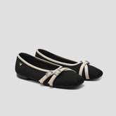 Square-Toe Margot Crisscross Flats (Marah)