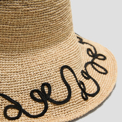 Raffia-Style Woven Hat (Winni)