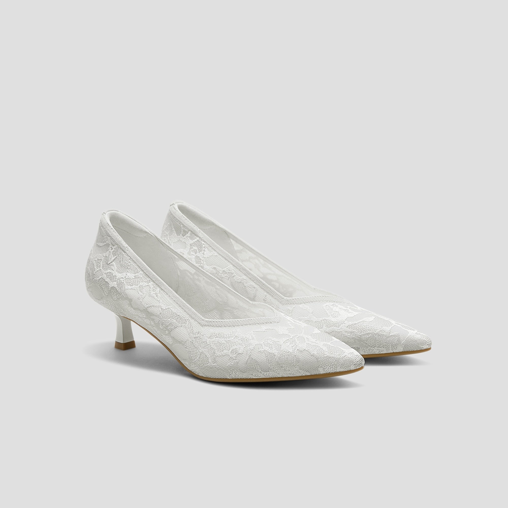 Pointed-Toe Kitten Heels (Scarlett)