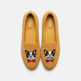 Round-Toe Embroidered Loafers (Audrey)