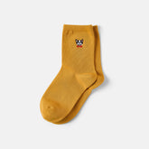 1 Pair Animal Jacquard Crew Socks (Aubrey)