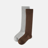 2-Pair Over-the-Calf Ribbed Socks (Luis)