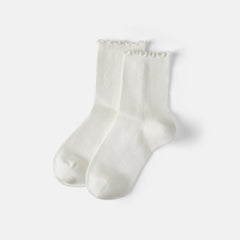 3-Pair Ruffle Crew Socks (Marion)