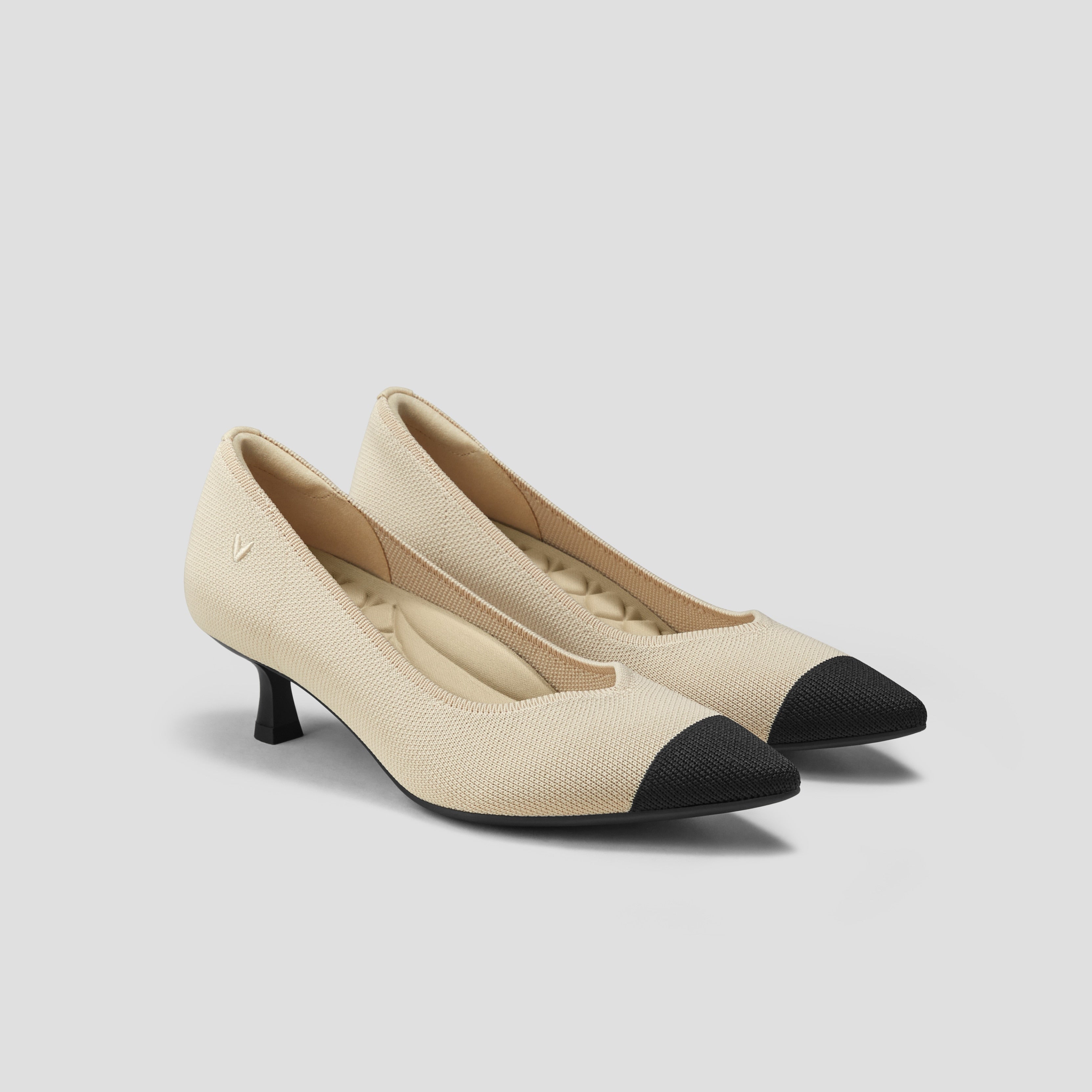 Pointed-Toe Kitten Heels (Scarlett)