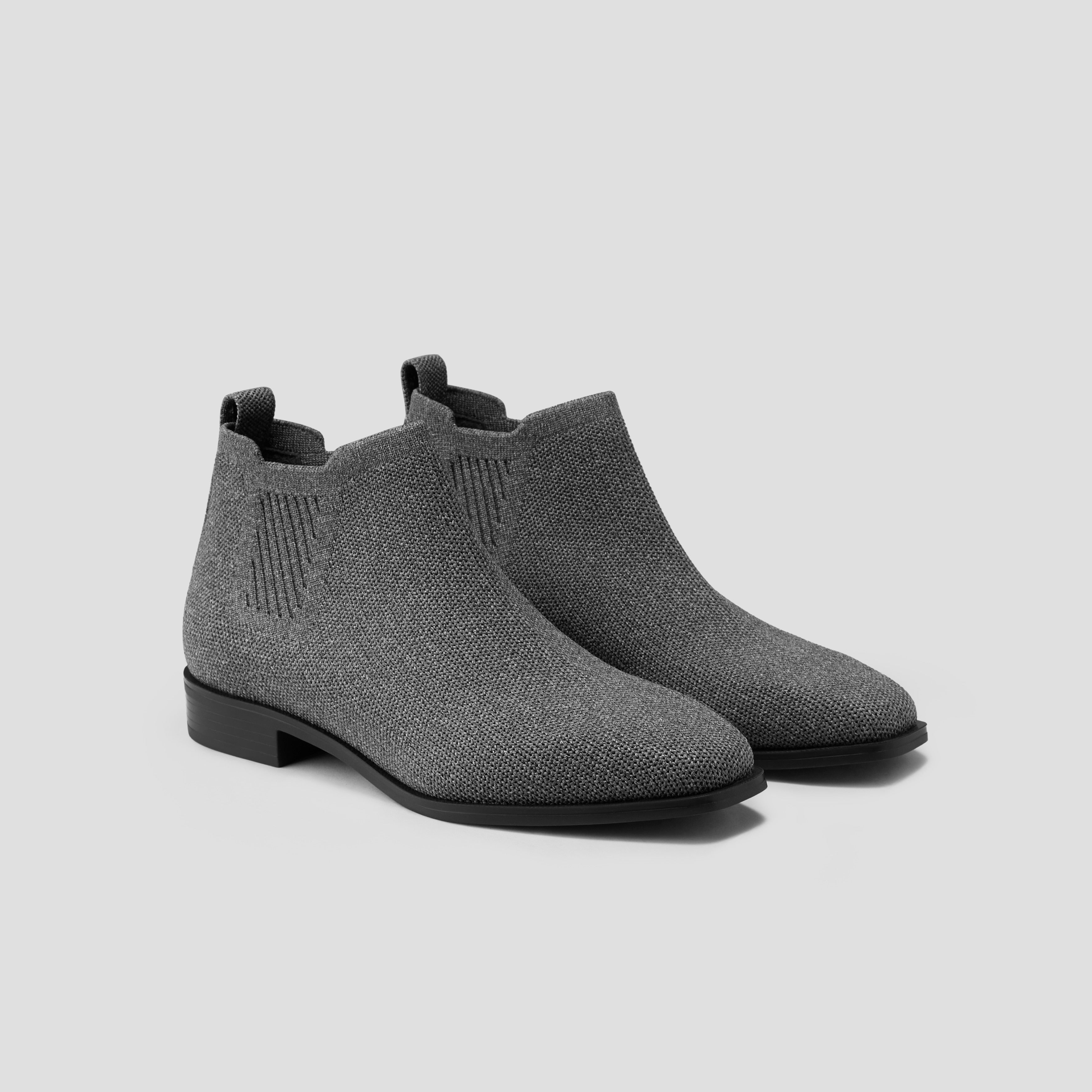 Square-Toe Water-Repellent Ankle Boots (Ryan Pro)
