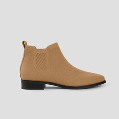Square-Toe Water-Repellent Ankle Boots (Ryan Pro)