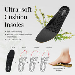 3-in-1 Cuttable Ultra-Soft Insoles