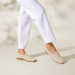 Water-Repellent Square-Toe Loafers (Samantha Walker)