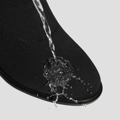 Almond-Toe Running Heel Boots (Amanda)