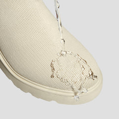 Round-Toe Chunky Platform Travel Boots (Everly)
