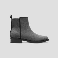Square-Toe Ankle Chelsea Boots (Celina)
