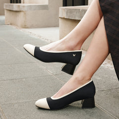 Almond-Toe Stress Free Chunky Heels (Julie Arch Pro)