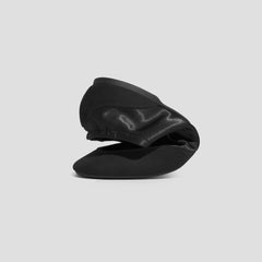 Square-Toe Lace-Up Satin Sneakerina (Cristina)