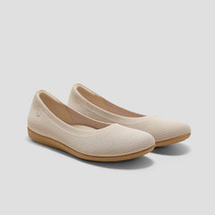 Water-Repellent Round-Toe Walking Flats (Claire Walker)