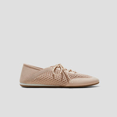 Round-Toe Lace-Up Mesh Sneakers (Yara)