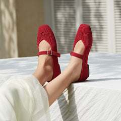 Square-Toe Mary Janes (Margot Mary Jane)
