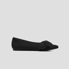 Pointed-Toe Bow Flats (Azura)