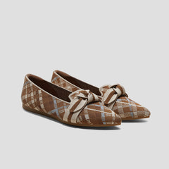 Pointed-Toe Bow Loafers (Michelle 2.0)